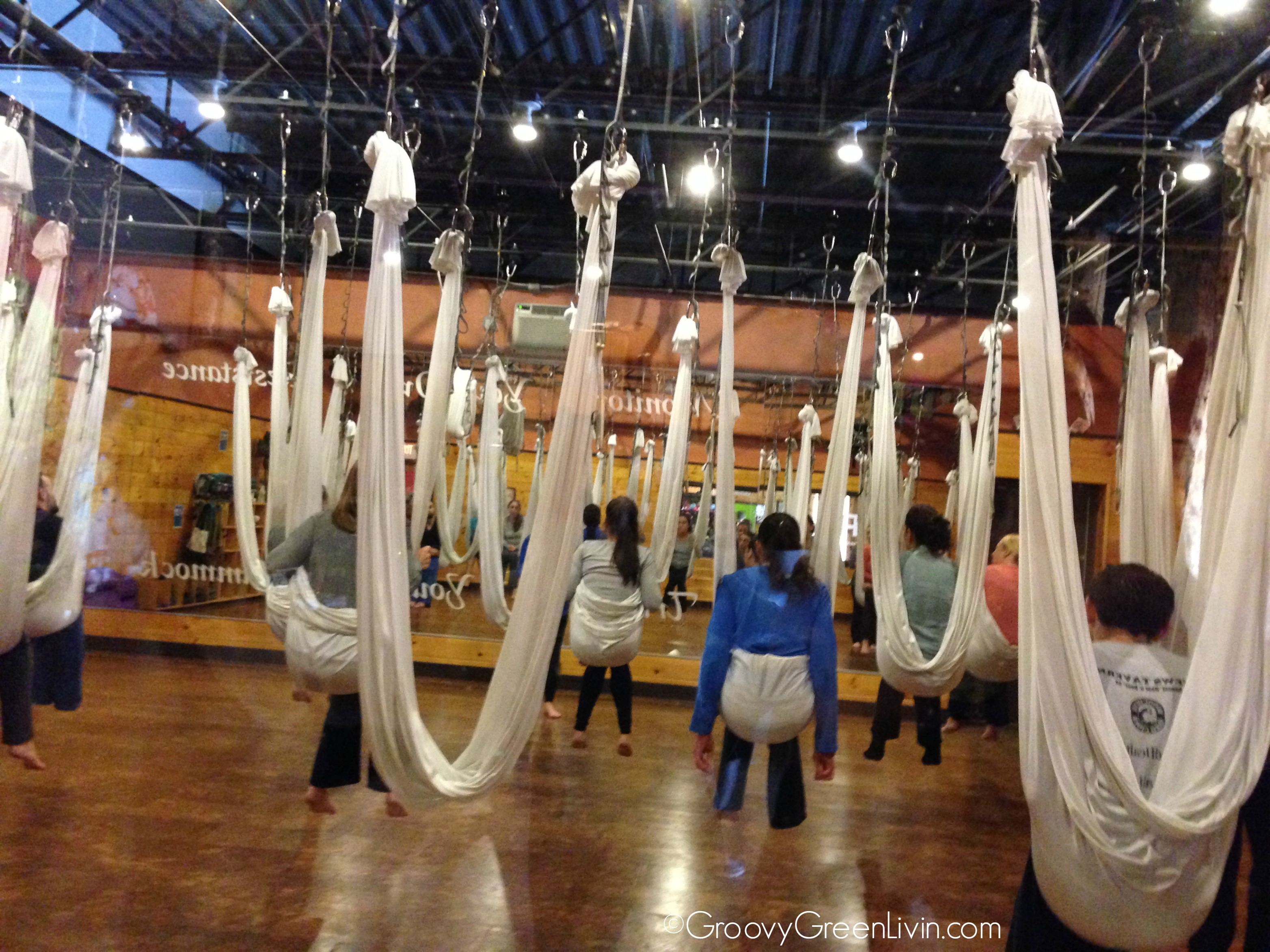 The Antigravity Aerial Yoga Trend Taking A Closer Look