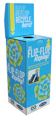 recycle flip flops on earth day