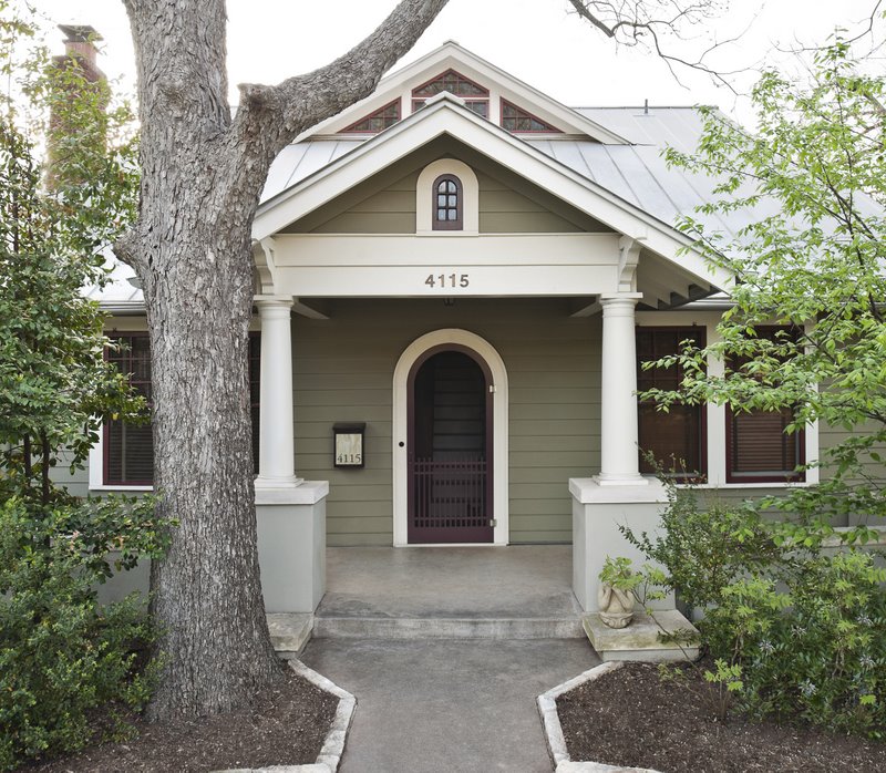 This Old House green Austin home