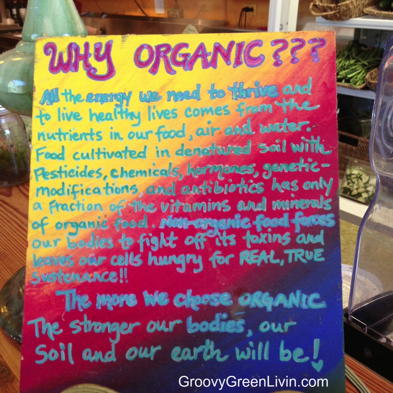 Food Day: Why Organic?