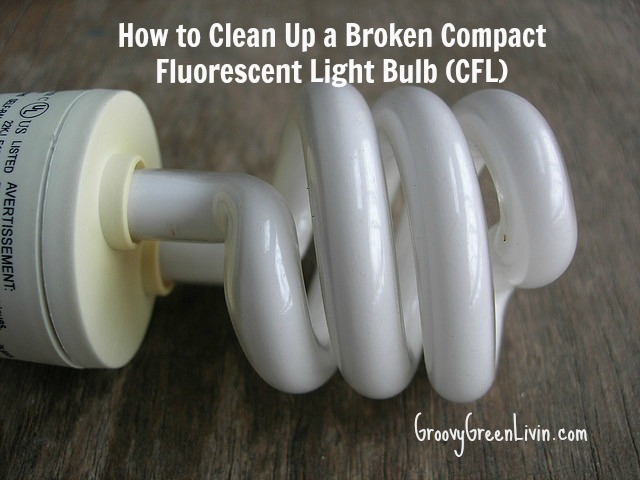 How to Clean Up a Broken Compact Fluorescent Light Bulb (CFL)