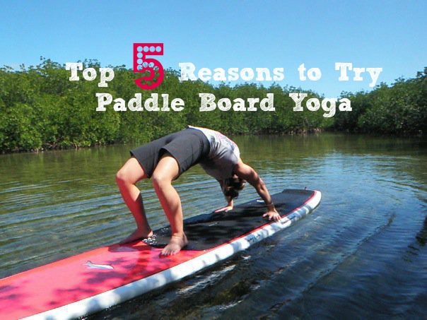 Groovy Green Livin Paddle Board Yoga