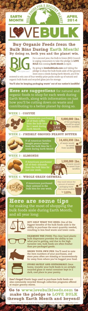 Groovy Green Livin Bulk Food Infographic