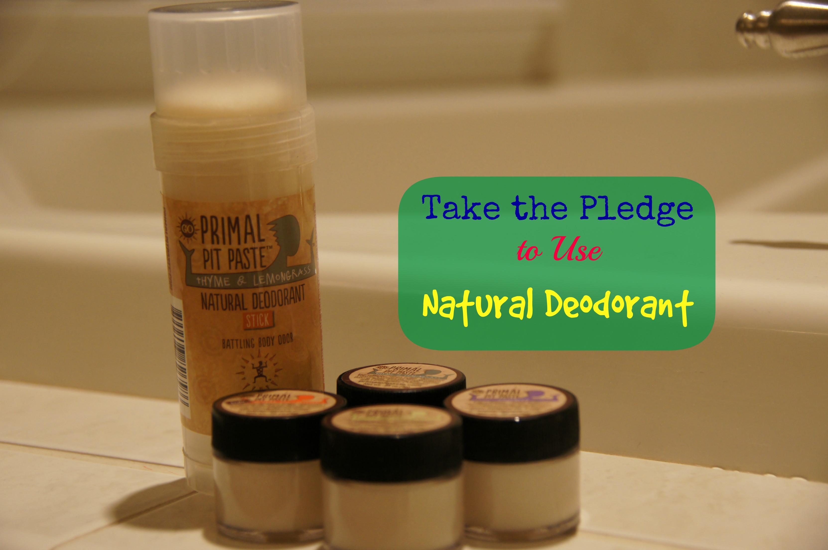 Take the Pledge to Use Natural Deodorant + a MightyNest Giveaway!