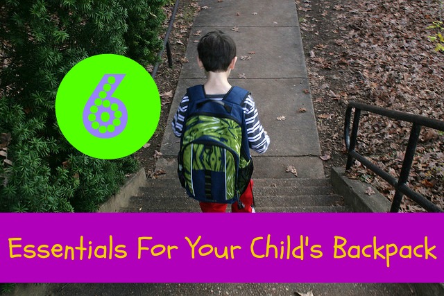 Groovy Green Livin Essentials for Your Child's Backpack