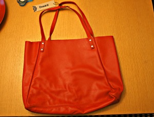 Groovy Green Livin Upcycling Red Bag
