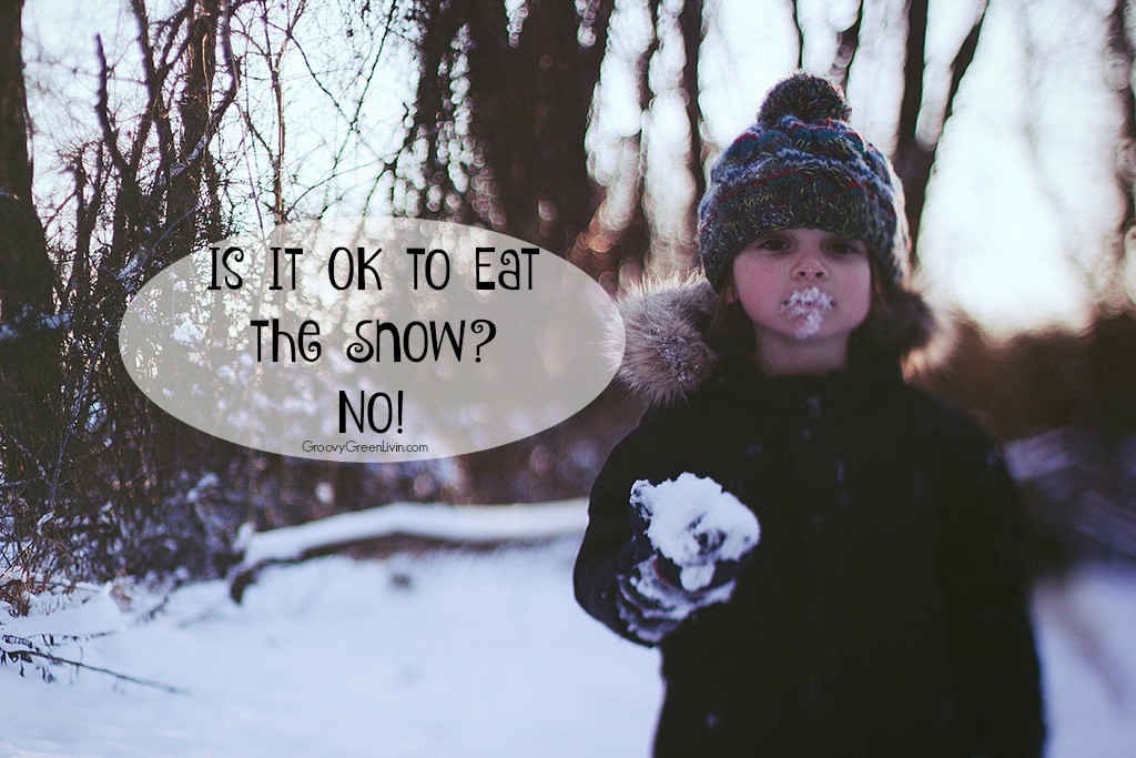 Is It OK to Eat the Snow? No! Groovy Green Livin