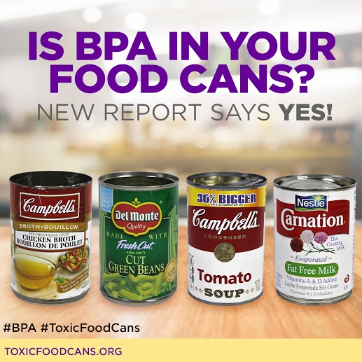 Is BPA In Your Food Cans? New Report Says Yes!