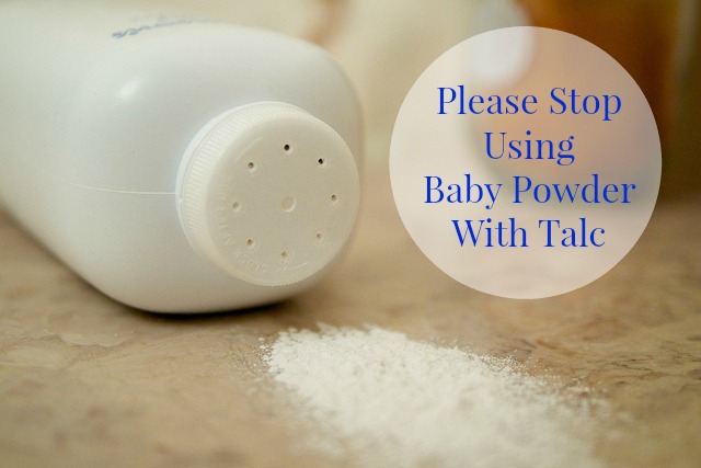 please stop using baby powder with talc